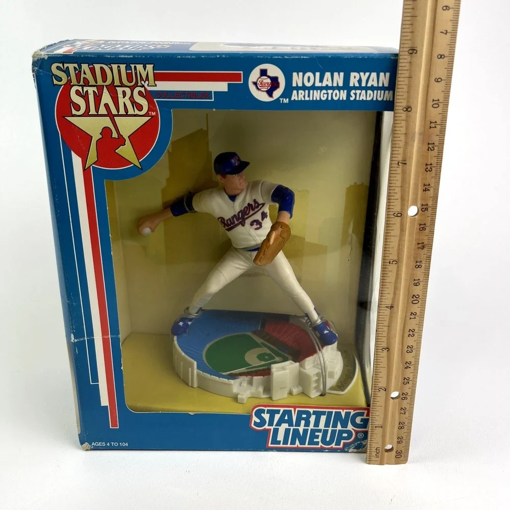 Starting Lineup 1992 MLB Stadium Stars Nolan Ryan Arlington Stadium Texas Ranger